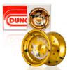 Duncan Toys Barracuda Yo-Yo, Unresponsive Pro Level Yo-Yo, Concave Bearing and Aluminum Body, Gold w/Splash view 1