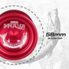 Duncan Toys Barracuda Yo-Yo, Unresponsive Pro Level Yo-Yo, Concave Bearing and Aluminum Body, Gold w/Splash view 3
