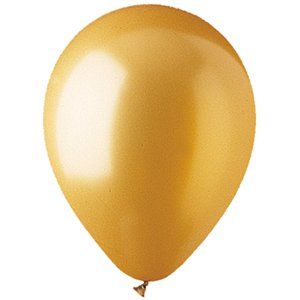 10 Inch Metallic Gold Latex Balloons (Premium Quality) Pkg/100
