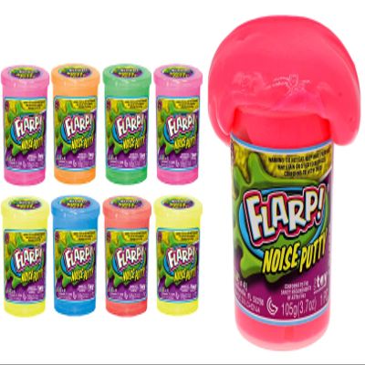 JA-RU Flarp Noise Putty Fidget Toy (8 Pack Assorted Colors)  Scented Sensory Putty for Kids, Stress Relief Toy, Slime Party Favors, Goodie Bag Stuffers & Classroom Prizes. 10041-8A