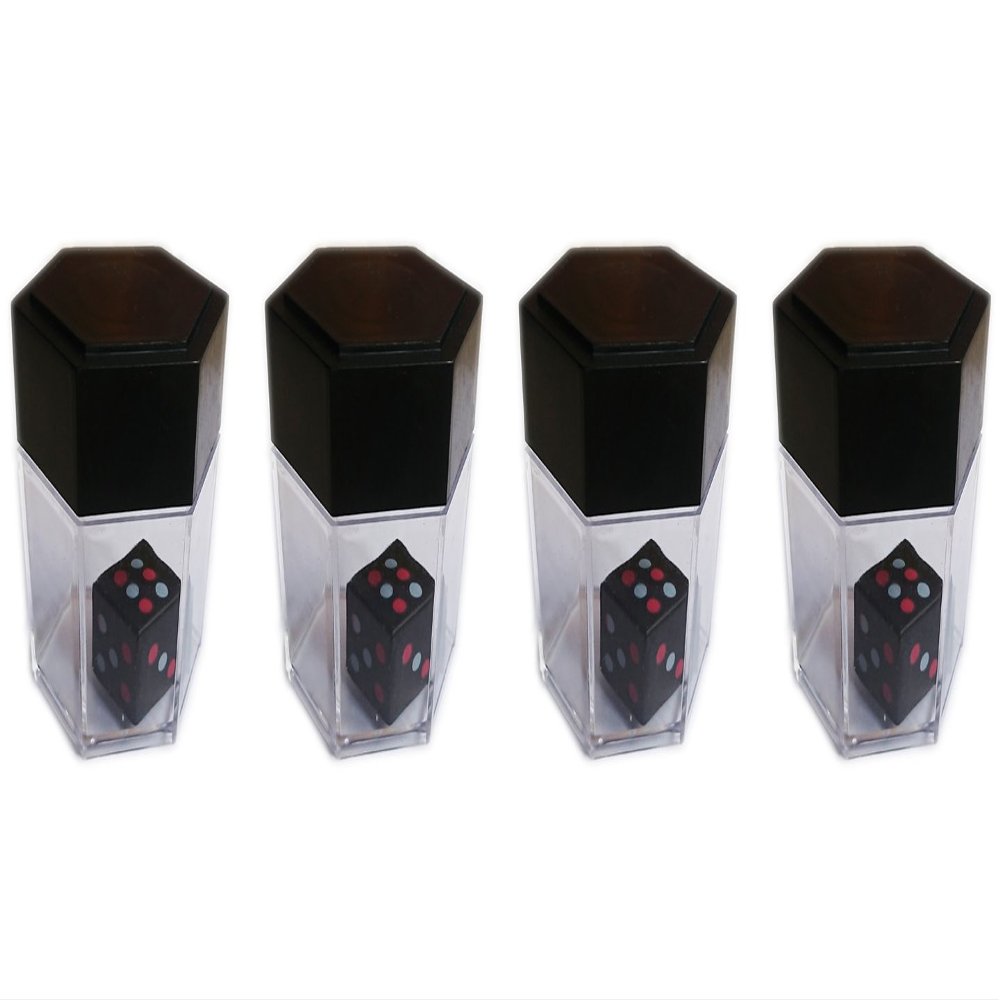 Actopus 4sets Dice Bomb Magic Trick 1 Change 8 Dices Small Gimmick Box
