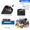 Leegol Electric Rock Tumbler Double Drum 6LB Lapidary Polisher view 4