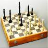 18 X 18 Hand Carved Stone Chess Set view 1