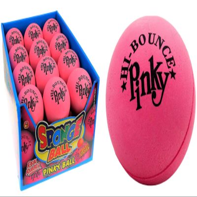 JA-RU Hi Bounce Pinky Ball (24 Balls) Solid Pink Rubber Bouncy Balls for Kids, Outdoor Playground Toys, Stress Relief Toy & Massage Balls, Bulk Party Favors & Classroom Prizes. 976-24p