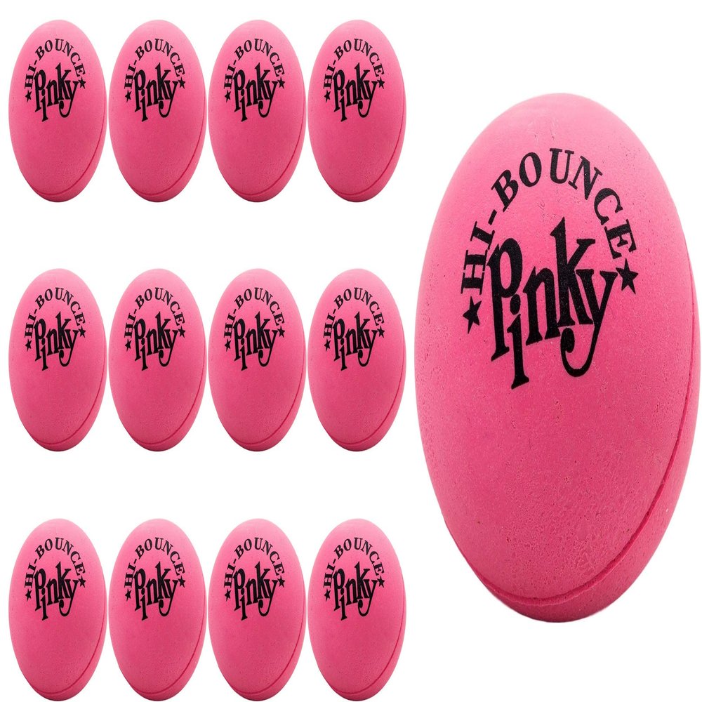 JA-RU High Bounce Pinky Ball (12 Pinky Balls) 2.5 Inch Bouncy Balls for Kids | for Indoor & Outdoor Sports | Hand & Foot Massage Ball | Bulk Party Favors & Classroom Prizes. 976-12p