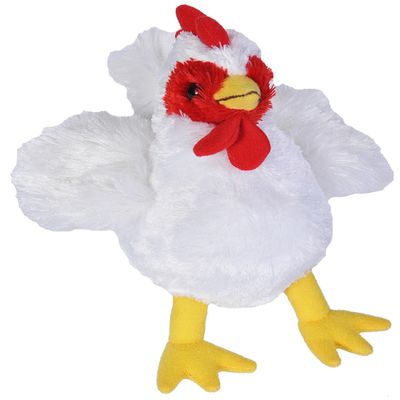 Wild Republic Chicken Plush, Stuffed Animal, Plush Toy, Gifts for Kids, HugEms 7"