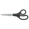 Westcott 8-Inch Kleenearth Basic Straight Scissors, 3 Pack, Black (15585) view 1