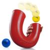 Original pindaloo Skill Game with 2 balls- Gifts for Kids and adults Indoor & Outdoor Games, Ball Toys for, Teen, & Girls- Gift Ideas for Teens, Fun Stuff Party, Develops Motor & Juggling Skills - Red view 1