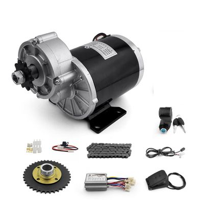 36V48V 600W Trike Brushed Conversion Kit with Pedal Accelerator Tricycle Gear Decelerating Engine Chain Drive (36V Pedal kit)