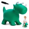 EVERICH TOY Kids Dinosaur Bouncy Animal Toys, Inflatable Triceratops Bouncer, Ride on Bounce Hopper, Indoor Outdoor Activity Birthday Gift for 18 Months 2 3 4 Years Old Boys view 1