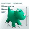 EVERICH TOY Kids Dinosaur Bouncy Animal Toys, Inflatable Triceratops Bouncer, Ride on Bounce Hopper, Indoor Outdoor Activity Birthday Gift for 18 Months 2 3 4 Years Old Boys view 4