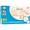 Bigjigs Rail Product Name: Expansion Pack - 24 Pieces Curves and Straights - Compatible with Major Rail Brands view 3