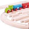 Bigjigs Rail Product Name: Expansion Pack - 24 Pieces Curves and Straights - Compatible with Major Rail Brands view 4