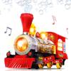 ArtCreativity Christmas Train Toy Bubble Machine for Kids, Bubble Blower Maker, Bubble Music Train for Kids with Lights & Sounds, Toddler Outdoor Toys, Gift for Boys & Girls Ages 1-6 view 1