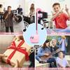 Otamatone Kirby Pink Star Hero Japanese Electronic Musical Instrument Portable Music Synthesizer from Japan by Maywa Denki Studio Award Winning, Educational Fun Gift Game Character Pink Hero view 4