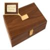 Alex Cramer Company Club 52 Luxury Domino Set with Black Walnut Case - Professional Tournament Set - 28 Indestructible Double-Six Dominoes (Personalized Brass Plate) view 1
