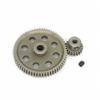 Hobbypark 11184 Steel Metal Spur Diff Differential Main Gear 64T & 11181 Motor Gear 21T RC Replacement Parts for Redcat Volcano EPX HSP 1/10 Monster Truck Brontosaurus 94111 view 1