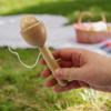 House Of Marbles Traditional Natural Wooden Cup & Ball Toy view 2