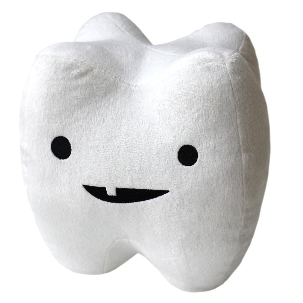 I Heart Guts Tooth Plush - You Cant Handle The Tooth - Cute Dentist Gift for Kids, Dental Students & Hygienists