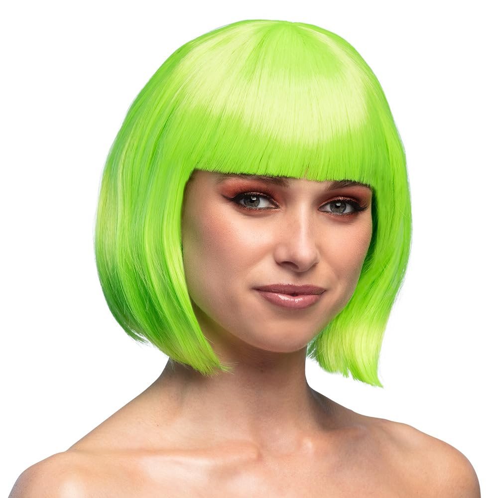 Boland 10103126 BOL85894 Cabaret Women's Wig, Lime Green, Standard, One Size