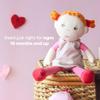 HABA Snug-up Roya  Soft Baby Doll with Red Hair & Embroidered Face, Washable First Baby Doll view 4