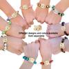 AllyDrew Crystal Beaded Kitty Shamballa Bracelet - Pink view 3