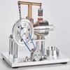 Sunnytech Hot Air Stirling Engine Motor Model Imagination Development Educational Toy Electricity Generator Colorful LED SC (SC02M) view 2