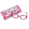 Sophia's Hot Pink Doll Eyeglasses with Plastic Oval Frame & Flower Print Fabric Case Accessory 2 Piece Set for 18" Dolls, Hot Pink view 1