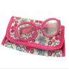Sophia's Hot Pink Doll Eyeglasses with Plastic Oval Frame & Flower Print Fabric Case Accessory 2 Piece Set for 18" Dolls, Hot Pink view 4