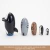Bits and Pieces - "Willy and Friends - Matryoshka Dolls - Wooden Russian Nesting Dolls - Sea Life Animal Figurines - Whale, Walrus, Penguin - Stacking Dolls Set of 5 view 4
