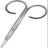 Rubis Stainless Steel Infant Nail Scissors for Precise Fingernails and Cuticles, 1F001, Silver,Rubis Switzerland Swiss Made World Renowned Precision view 1