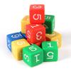 hand2mind Plastic 3/4-inch Color Number Dice (Set of 12) view 1