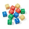 hand2mind Plastic 3/4-inch Color Number Dice (Set of 12) view 3