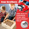 Four Brothers Replacement Balls for BRIO Labyrinth and BRIO Pinball Games - Pack of 10 view 2