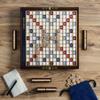Scrabble Deluxe Travel Edition by WS Game Company | Compact Travel Game Set | Wooden Case with Hidden Storage, Raised Letter Tile Grid, and Magnetic Closure | Scrabble Board Game for 2-4 Players view 3