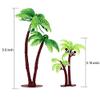 Jovitec 16 Pcs Miniature Palm Tree Cake Topper Decor Fake Trees Figurines view 4