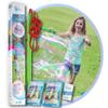 WOWmazing Giant Bubble Wands Kit: (4-Piece Set) | Incl. Wand, Big Bubble Concentrate and Tips & Trick Booklet | Outdoor Toy for Kids, Boys, Girls | Bubbles Made in The USA view 1