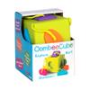 Fat Brain Toys OombeeCube, Toddler and Baby Toys 10 Months and Up, Travel-Friendly Shape Sorter with Tethered Shapes for Early Learning view 2