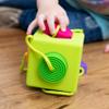 Fat Brain Toys OombeeCube, Toddler and Baby Toys 10 Months and Up, Travel-Friendly Shape Sorter with Tethered Shapes for Early Learning view 3