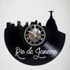 KravchArt Rio DE Janeiro - Brazil - Skyline Vinyl Record Wall Clock - Artwork Gift idea for Birthday, Christmas, Women, Men, Friends, Girlfriend Boyfriend and Teens - Living Kids Room Nursery view 1
