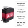 20KG RC Servo High Torque Servo Motors with 25T Servo Horn, Dual Ball Bearing, Aluminium Case, Metal Bracket, Waterproof Metal Gear Steering Digital Servo for RC Car Robot DIY, Control Angle 180 view 2