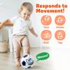 Move2Play, Hilariously Interactive Toy with Music & Sound Effects for Boy & Girl | Ball for Toddler & Baby | 6, 12, 18+ Months | 1, 2, 3+ Year Old (Soccer Ball) view 3