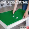 Creative QT Build-on-Wall Peel-and-Stick Baseplates - 10 x 10 in, Green, 4-Pack - Stackable Block Play & Creative Building Toys on Play Tables & Walls - Compatible with All Major Brick Brands view 4