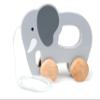 Hape Wooden Elephant Pull-Along Baby Toy| Early Learning Push and Pull Toys for Toddlers Age 1 Years and Up view 1