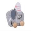 Hape Wooden Elephant Pull-Along Baby Toy| Early Learning Push and Pull Toys for Toddlers Age 1 Years and Up view 4
