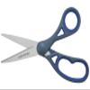 Westcott 8" Geo Non-Stick Scissors, Color Varies (16468), single view 2
