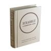 WS Game Company Scrabble Vintage Bookshelf Edition Linen Fabric-Wrapped Book Case with Solid Wood Tiles and Racks, Classic Retro Scrabble Board Game for Family Night, 2 to 4 Players, Ages 8+ view 1