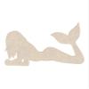 14" Mermaid Model Unfinished Wood Cutout Shape view 1