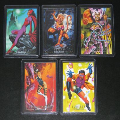 1992 Marvel Masterpieces Series I Lost Cards Insert Set of 5 Cards NM/M Joe Jusko Art