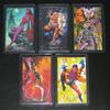 1992 Marvel Masterpieces Series I Lost Cards Insert Set of 5 Cards NM/M Joe Jusko Art view 1